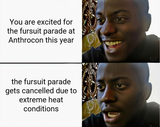 r.i.p. the fursuit parade for anthrocon 2026 :(